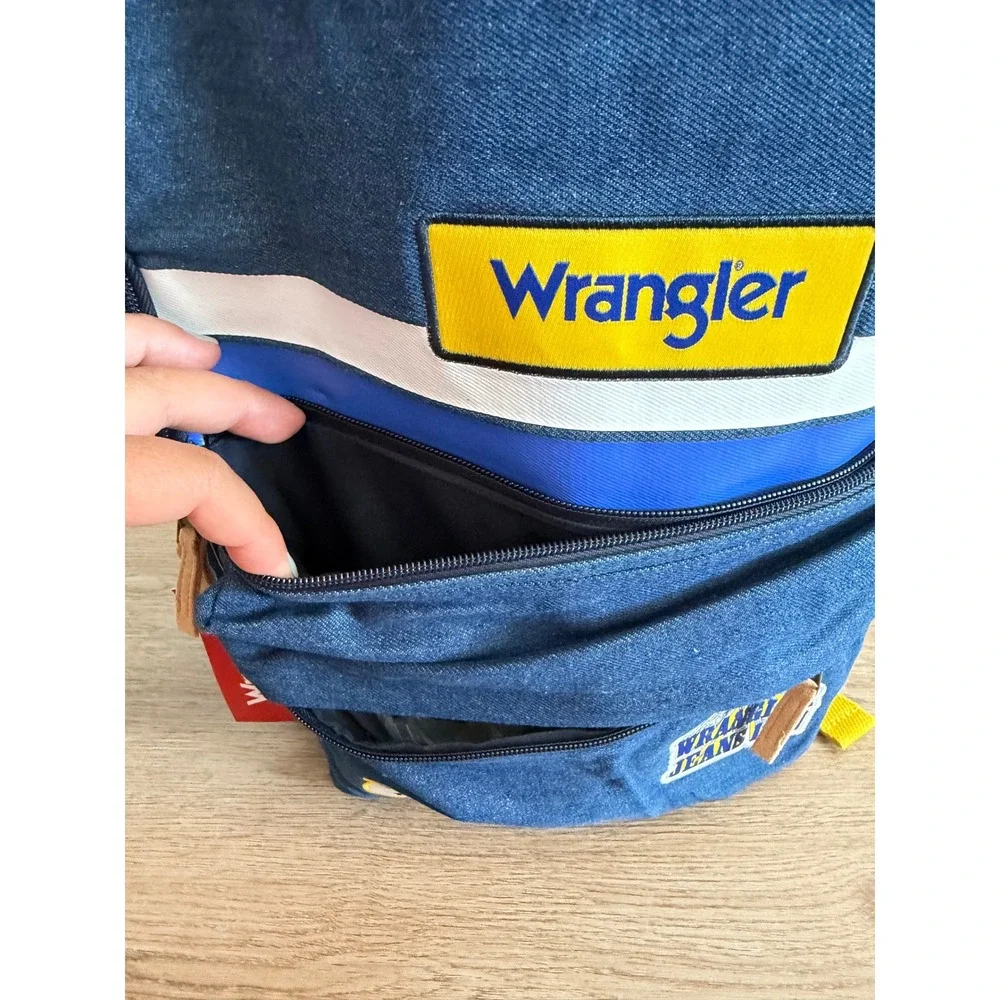 Boys denim backpack wrangler rodeo 17